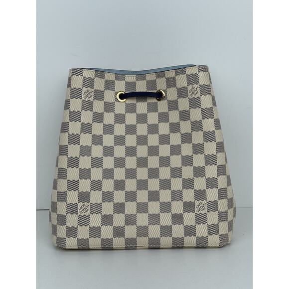 Louis Vuitton Damier Azur Néonoé MM with Braided Strap - Picture 7 of 16